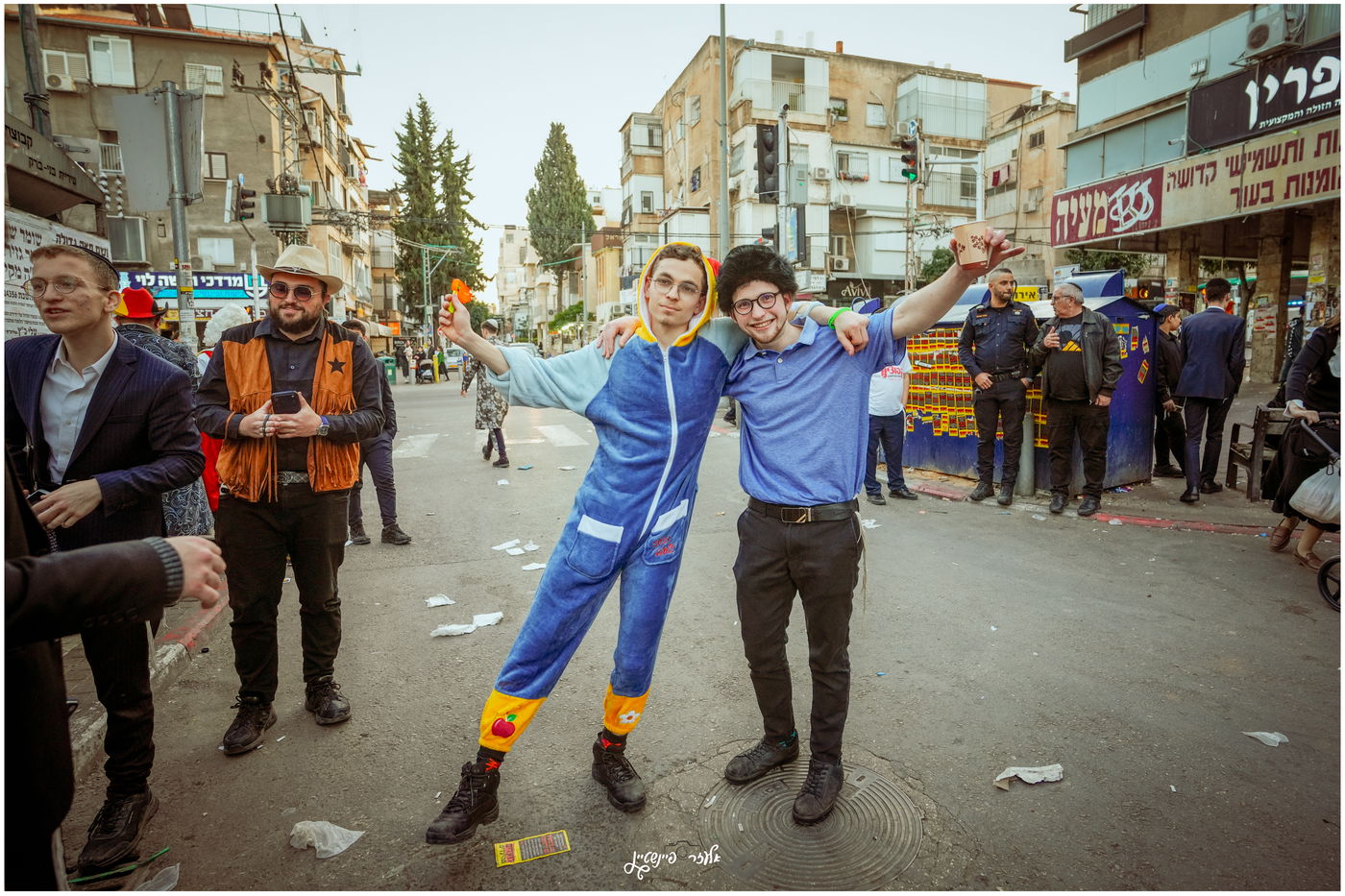 אווירת חג הפורים בבני ברק