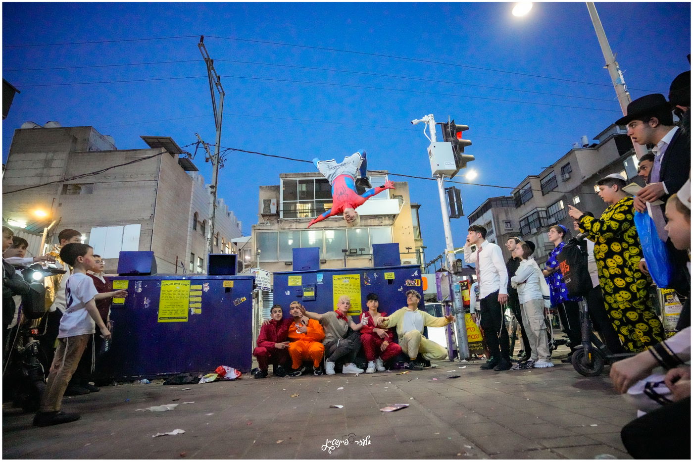 אווירת חג הפורים בבני ברק