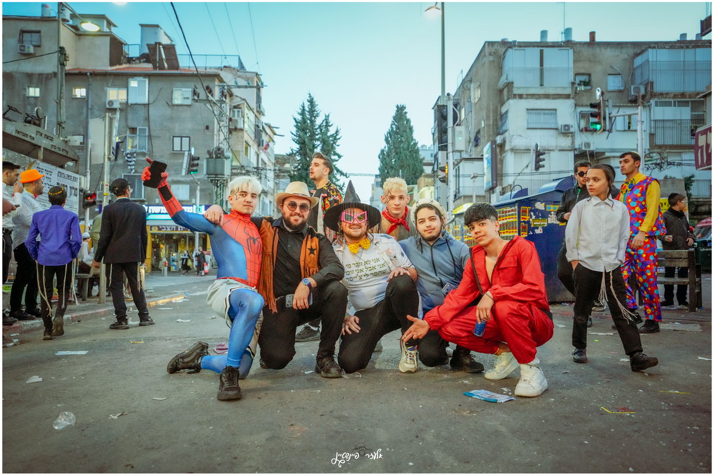 אווירת חג הפורים בבני ברק