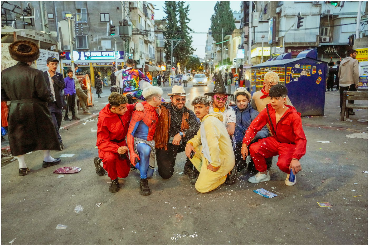 אווירת חג הפורים בבני ברק