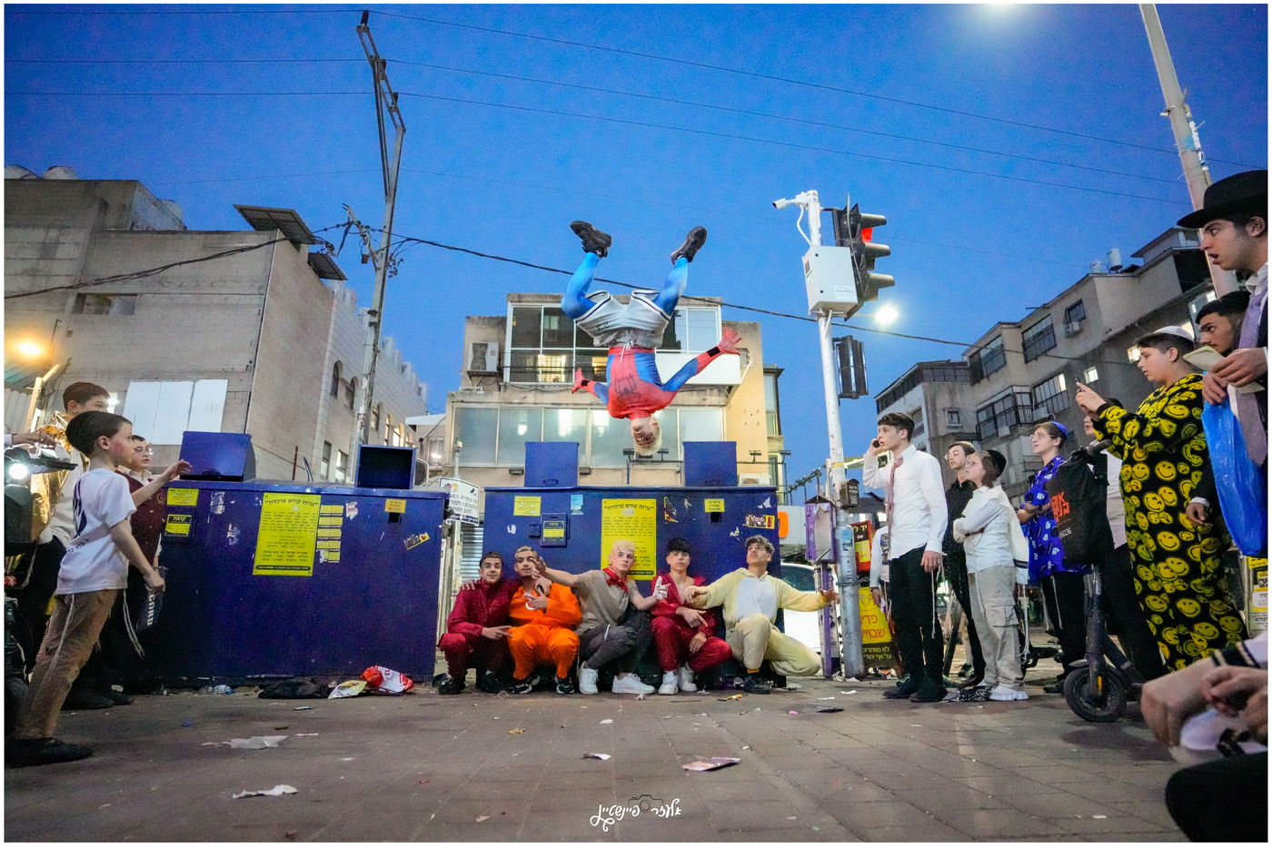 אווירת חג הפורים בבני ברק