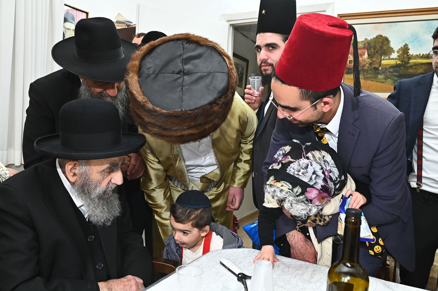 הגאון רבי משה צדקה בפורים