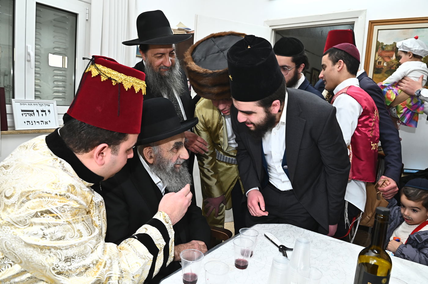 הגאון רבי משה צדקה בפורים