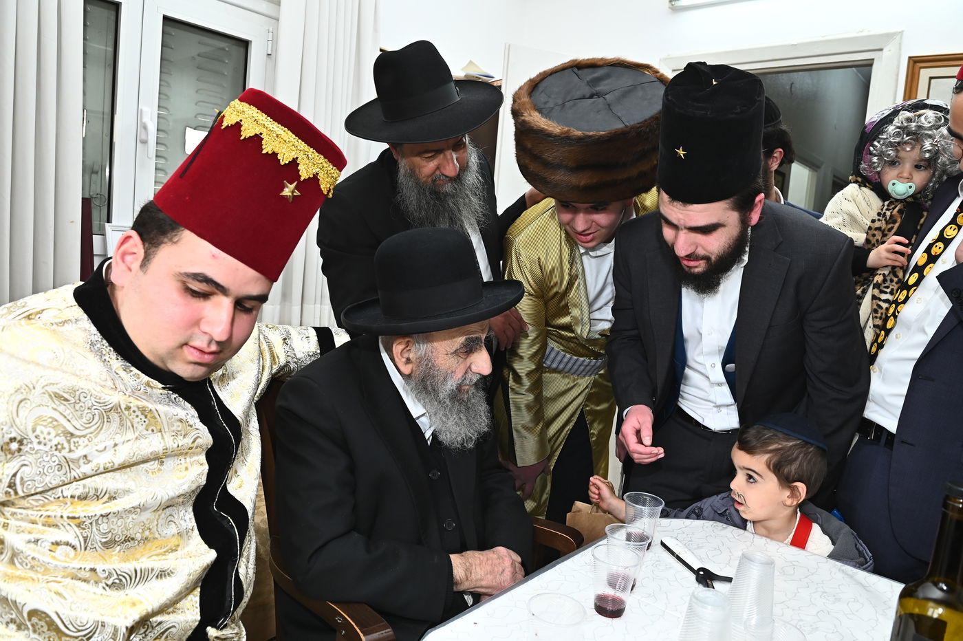 הגאון רבי משה צדקה בפורים