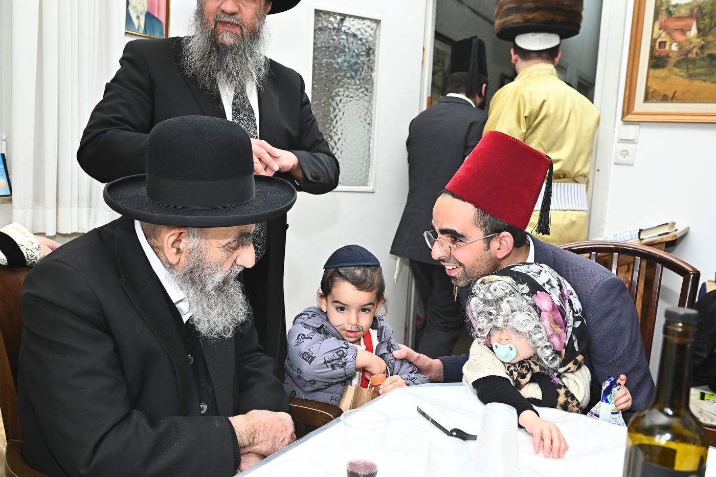 הגאון רבי משה צדקה בפורים