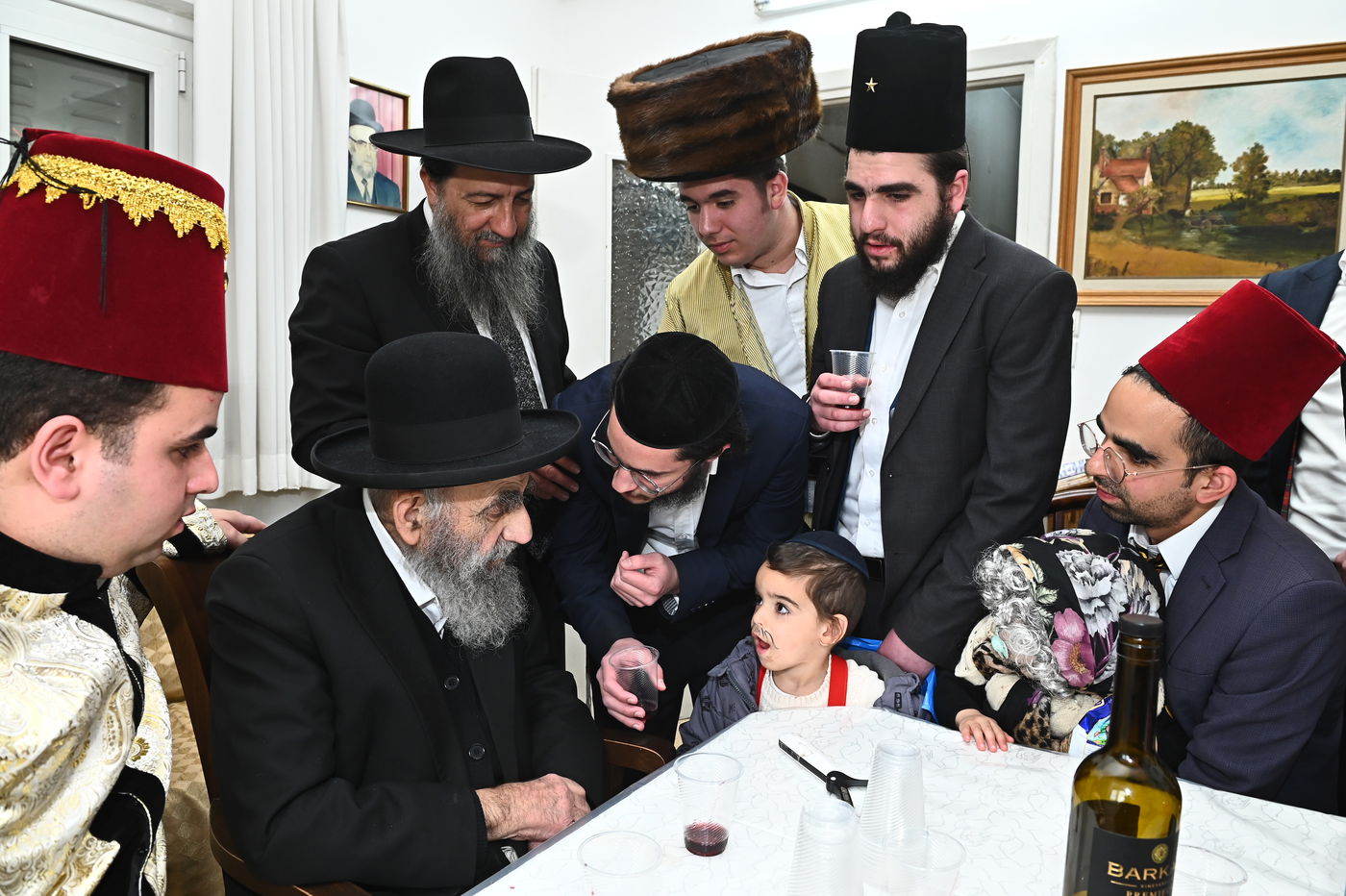 הגאון רבי משה צדקה בפורים