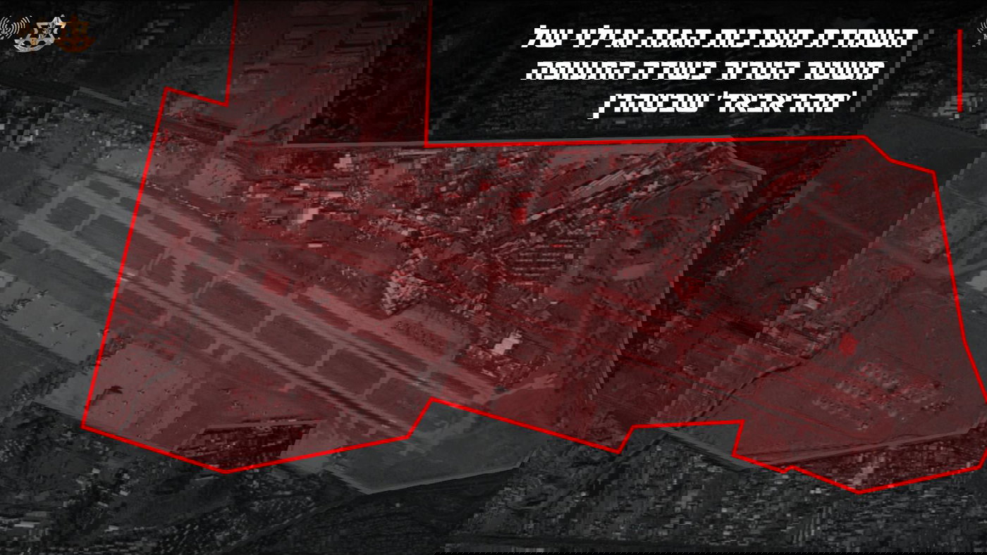 מפת התקיפה באיראן