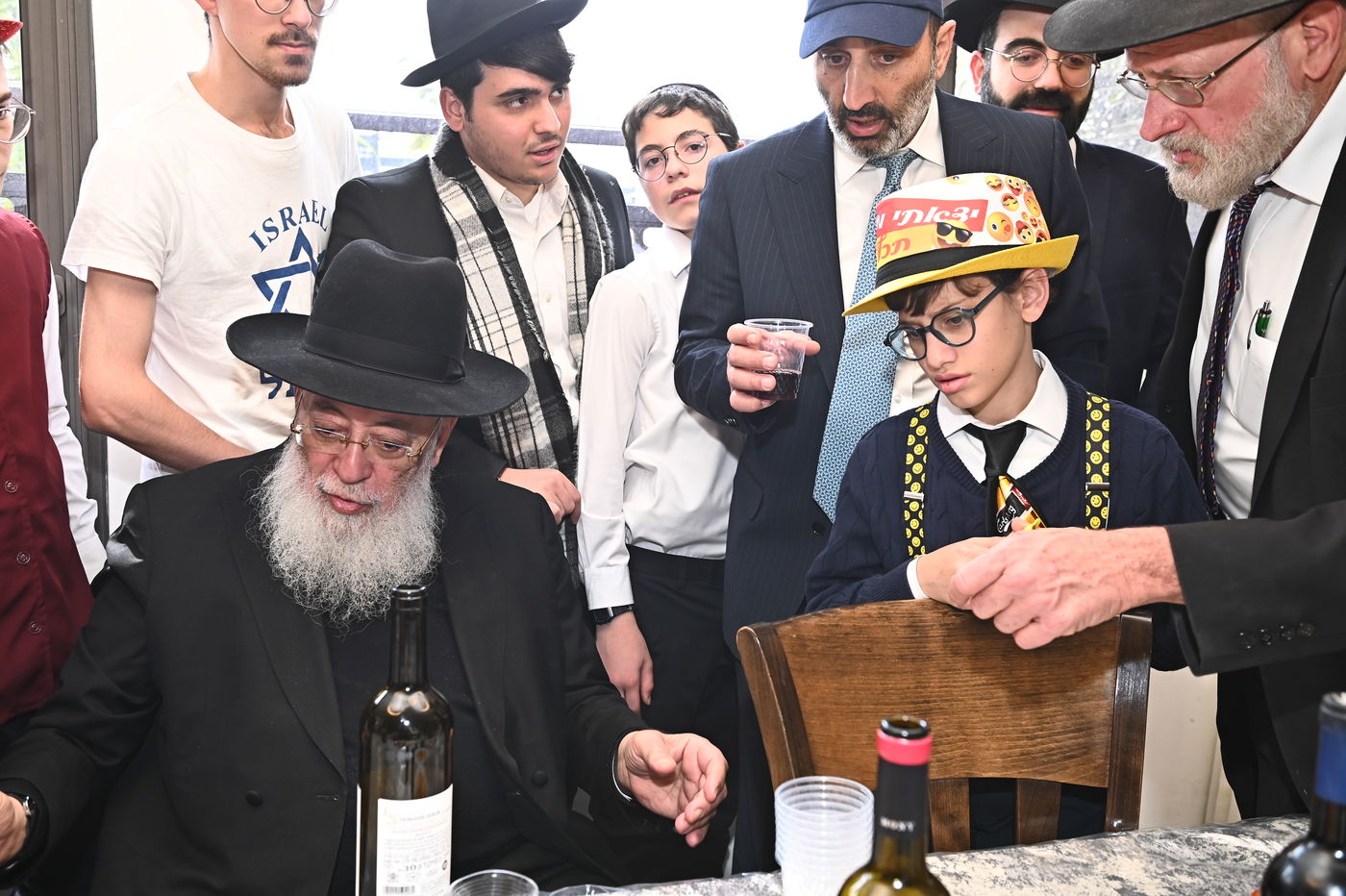 הראשל"צ הגרמ"ש עמאר בפורים