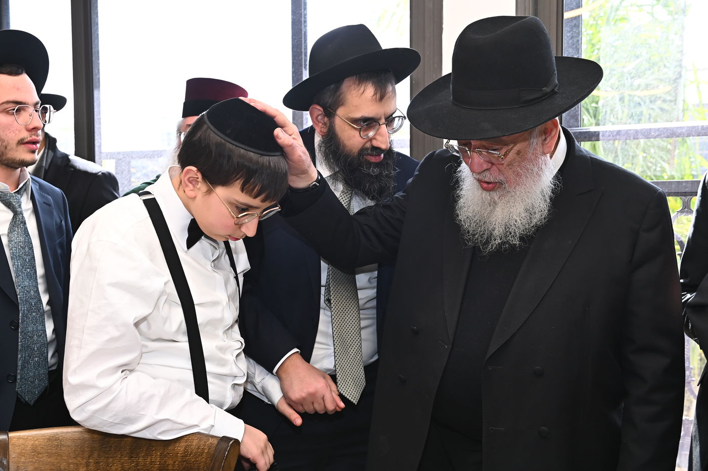 הראשל"צ הגרמ"ש עמאר בפורים