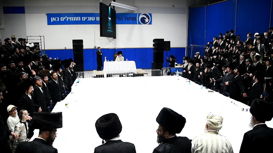 פורים בחצה"ק אלכסנדר