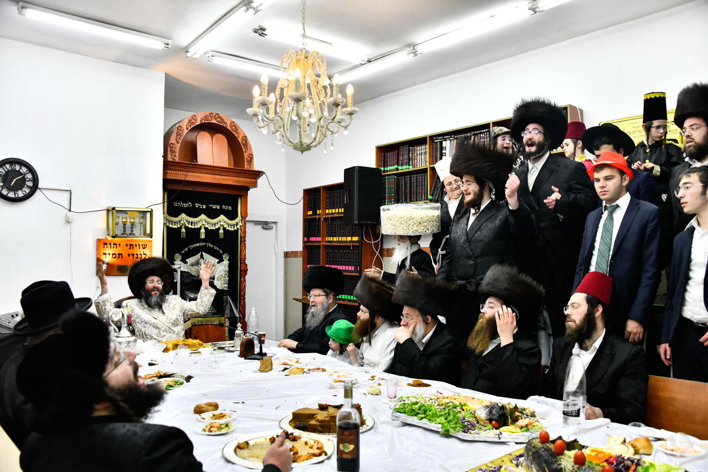 פורים בחצה"ק ספינקא רמת אהרן