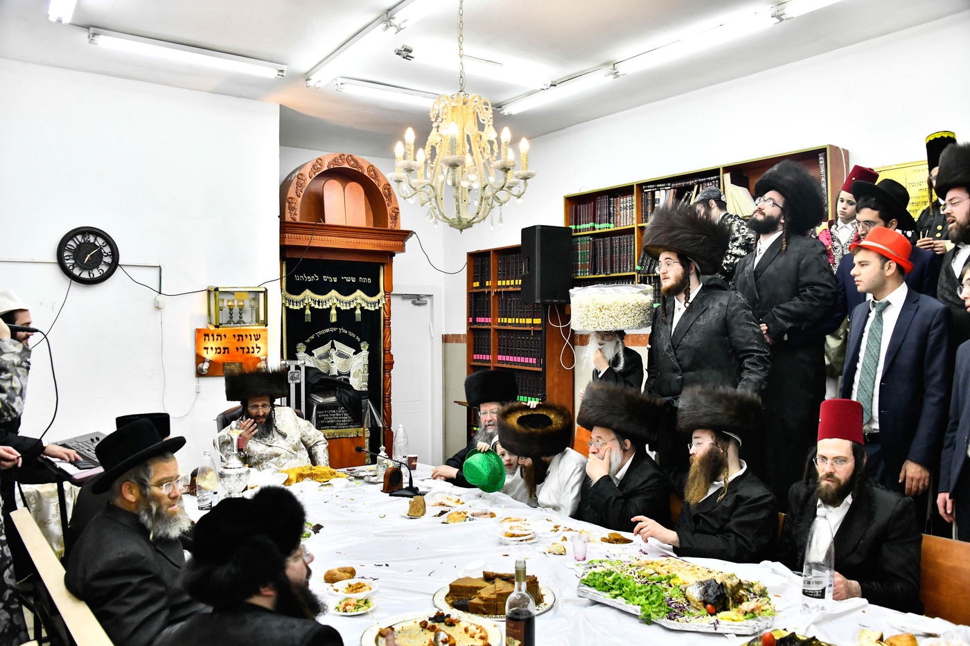 פורים בחצה"ק ספינקא רמת אהרן