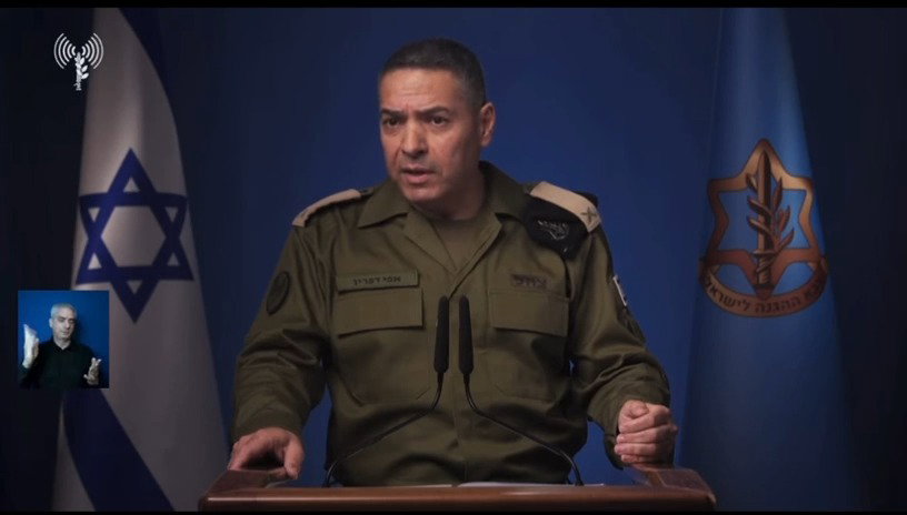 דובר צה"ל משיב לשאלת 'כיכר' על הירידה בכמות הירי מאיראן