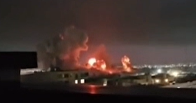 אש שלא דועכת | תיעוד מרהיב מהתקיפות הדרמטיות בטהראן