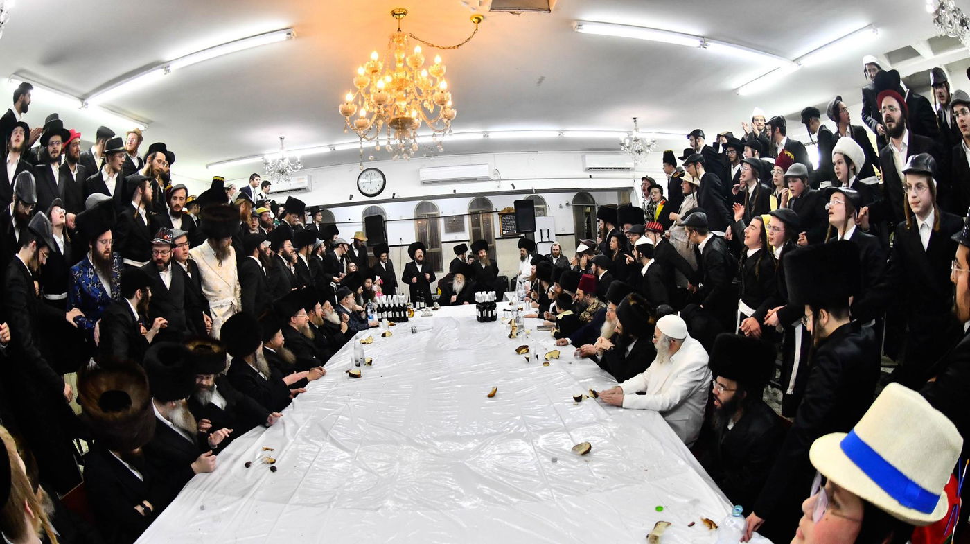 פורים בחצה"ק מודז'יץ