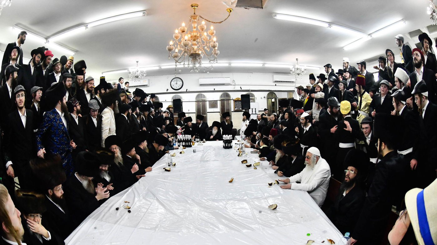 פורים בחצה"ק מודז'יץ