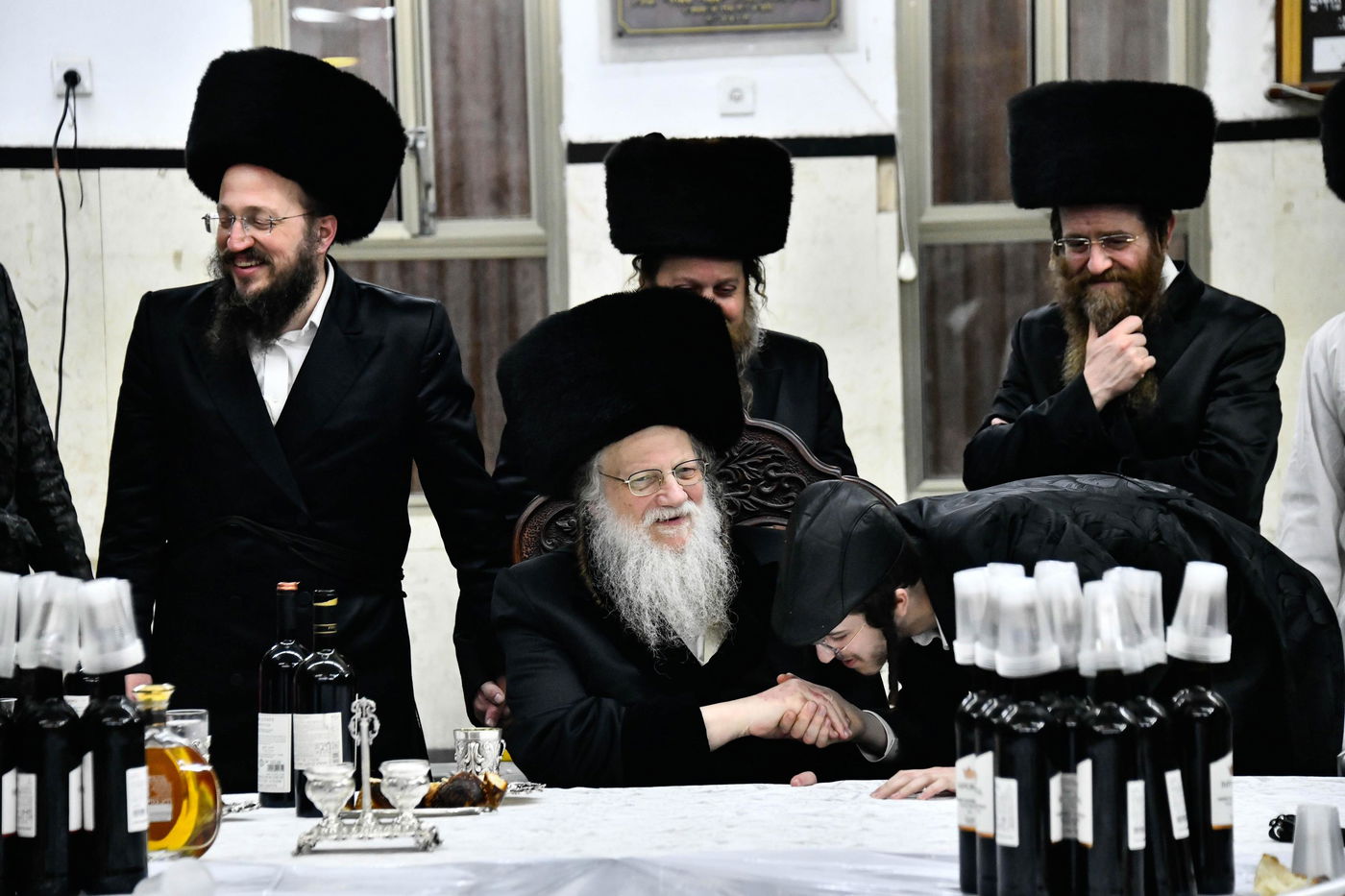 פורים בחצה"ק מודז'יץ