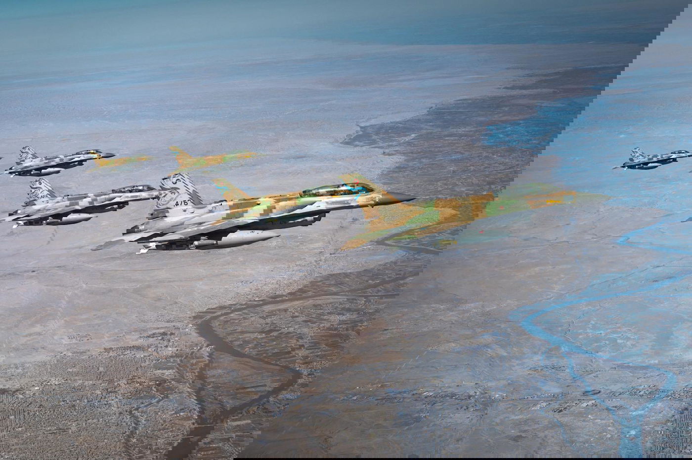 תיעוד ראשון מהאוויר: מטוסי קרב של חיל האוויר בדרכם לתקיפה באיראן