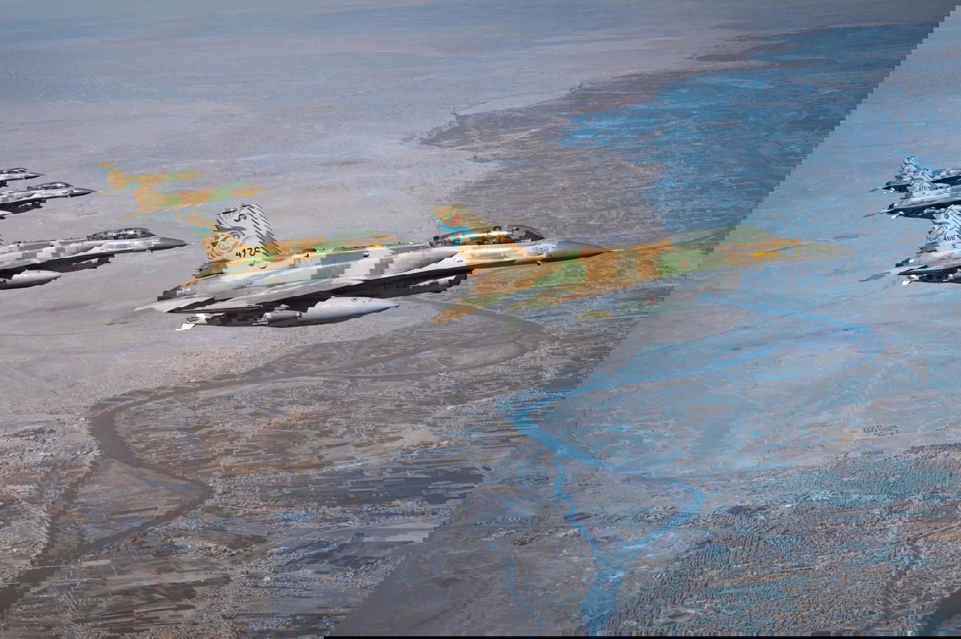 תיעוד ראשון מהאוויר: מטוסי קרב של חיל האוויר בדרכם לתקיפה באיראן