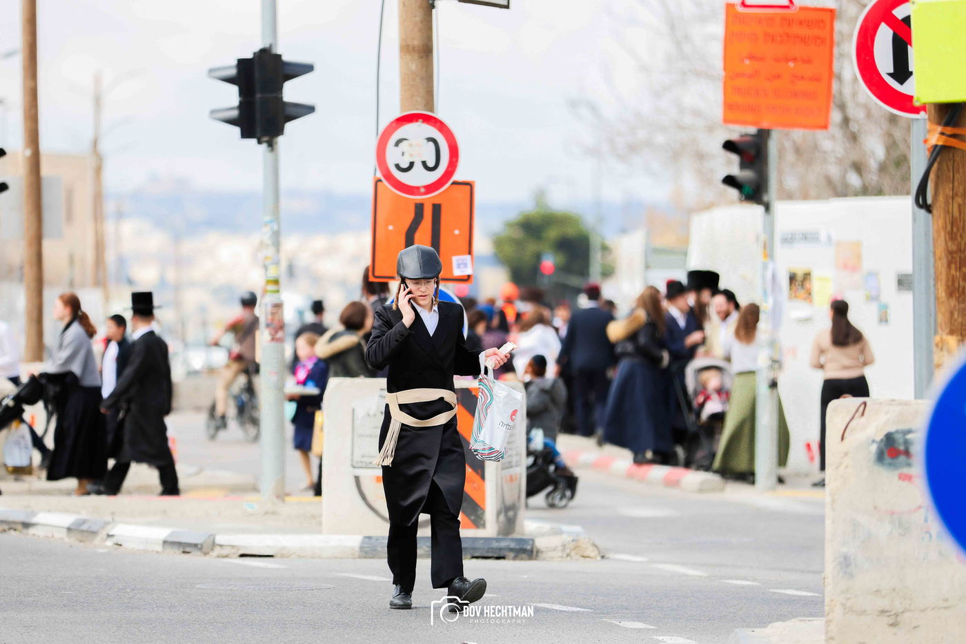 אווירת חג הפורים בירושלים