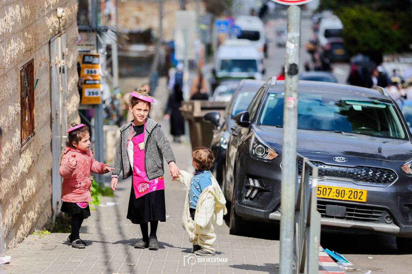 אווירת חג הפורים בירושלים