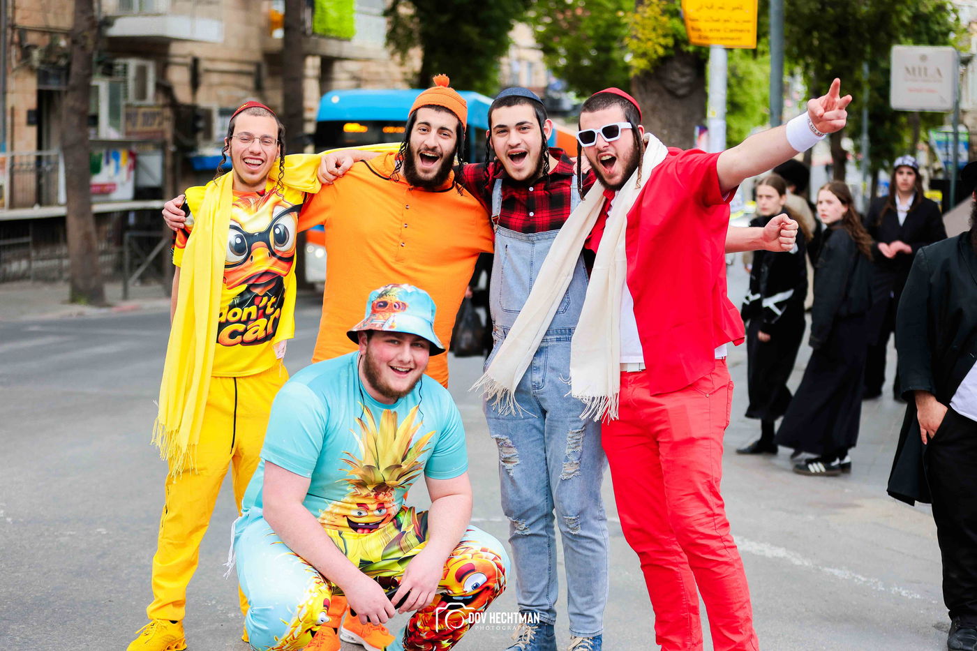 אווירת חג הפורים בירושלים