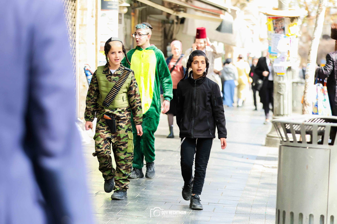 אווירת חג הפורים בירושלים