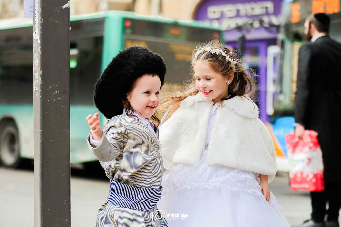 אווירת חג הפורים בירושלים