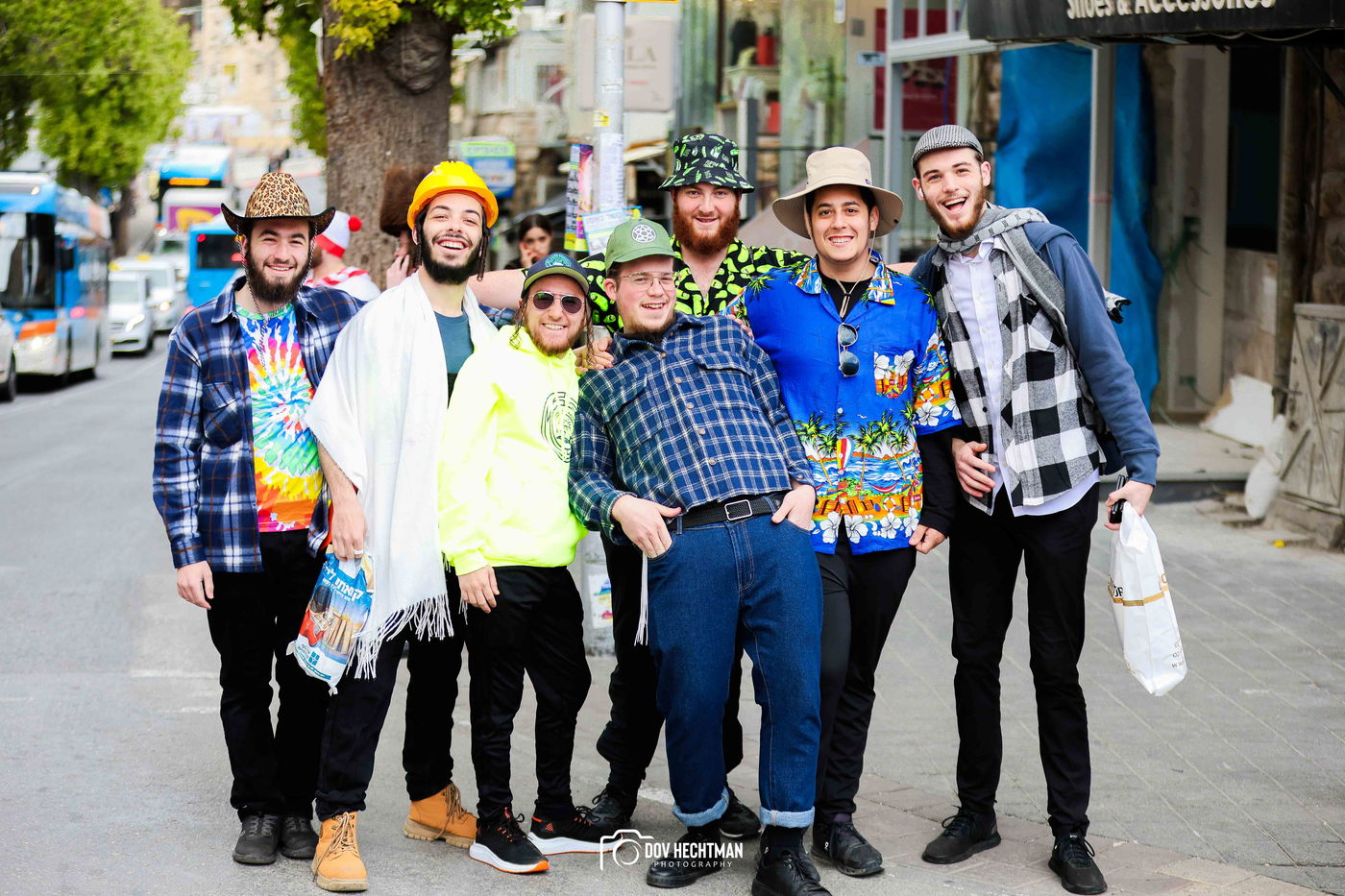 אווירת חג הפורים בירושלים