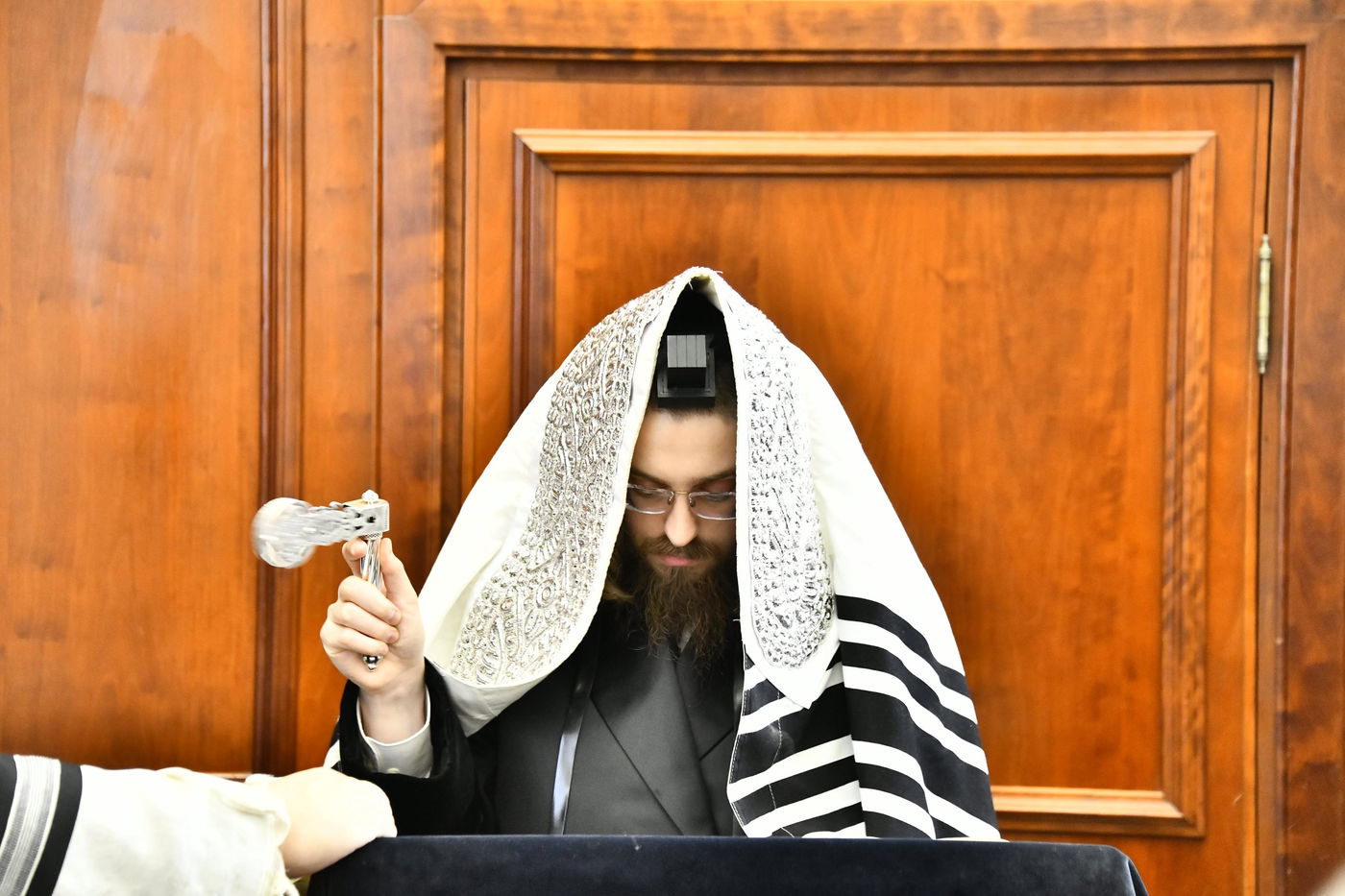 האדמו"ר מסאדיגורה בקריאת המגילה