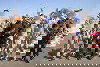 הפגישה של נתניהו עם הטייסים האמריקנים וההצהרה שהשמיע | צפו