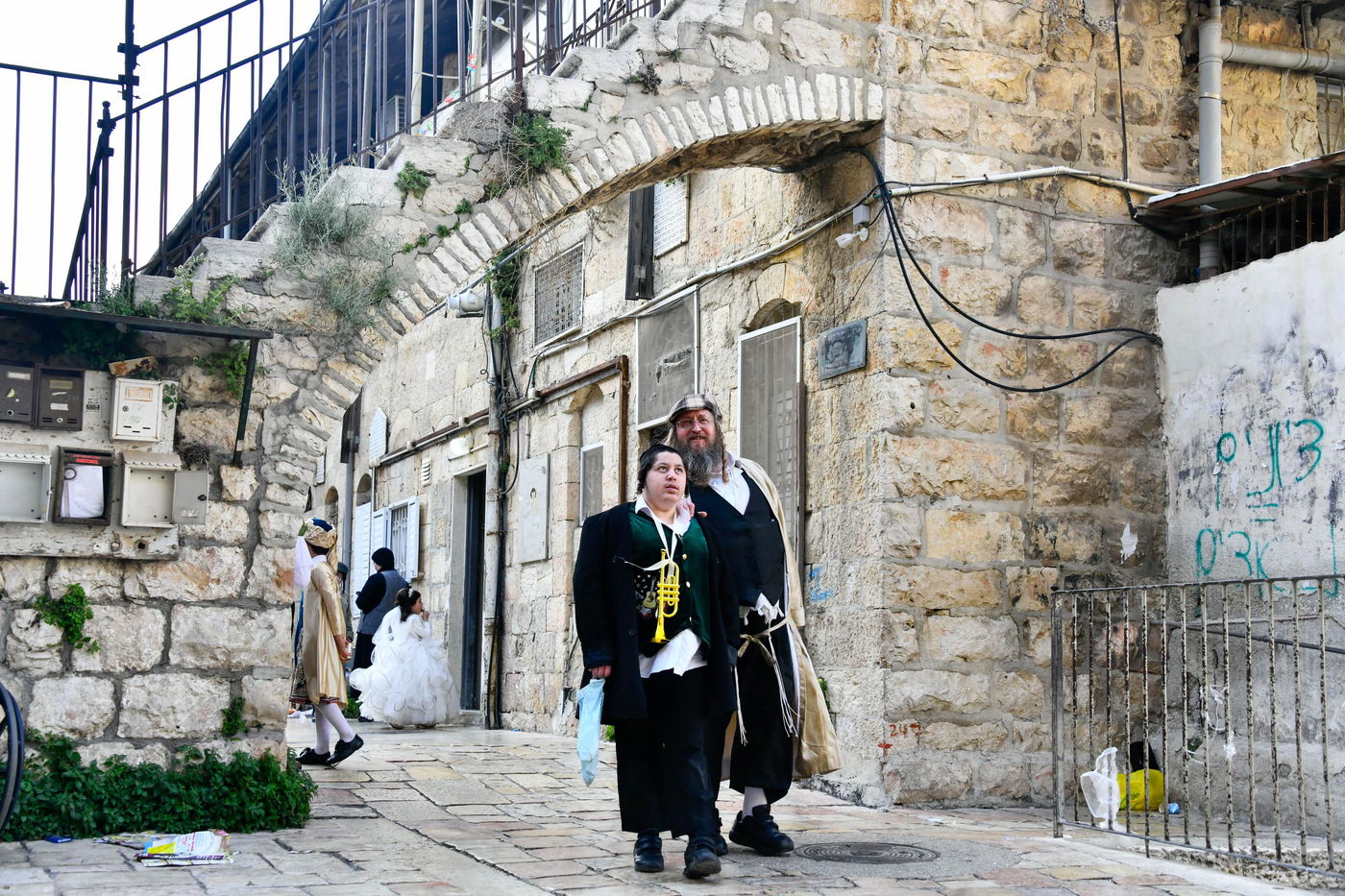 שושן פורים ברחובות ירושלים