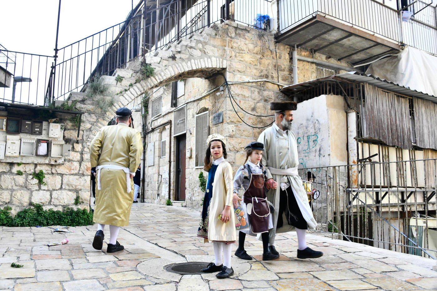 שושן פורים ברחובות ירושלים