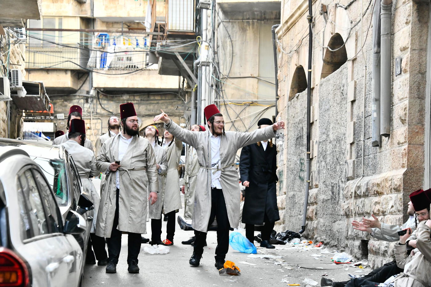 שושן פורים ברחובות ירושלים