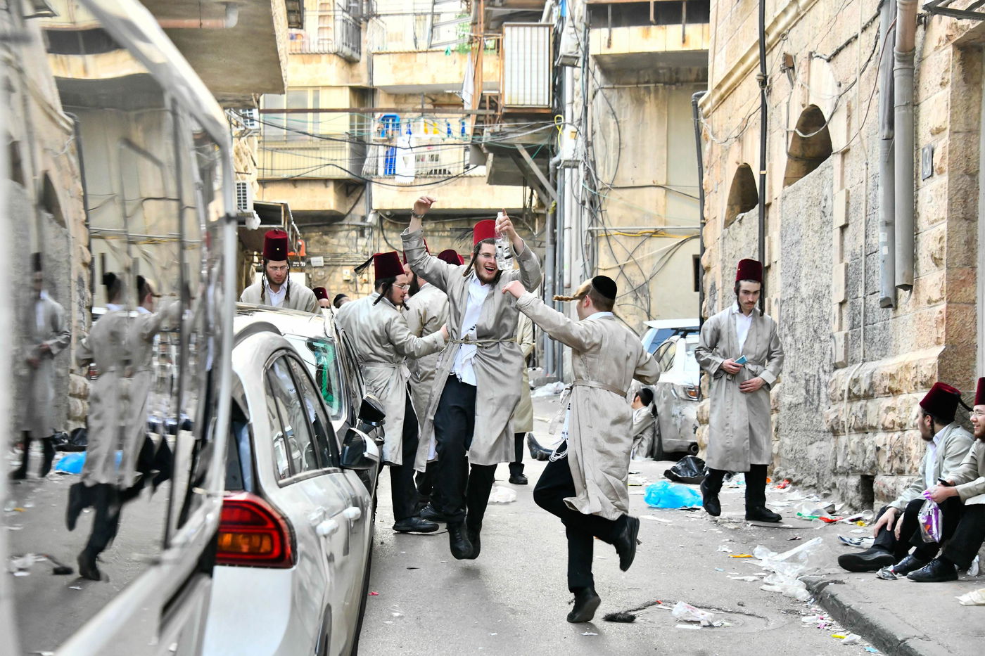 שושן פורים ברחובות ירושלים