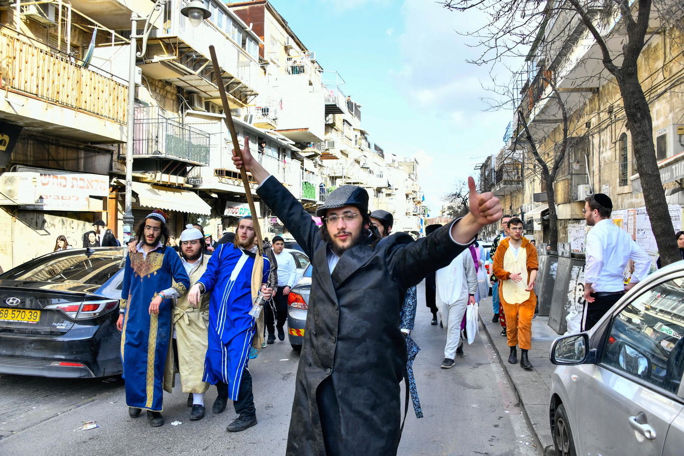 שושן פורים ברחובות ירושלים