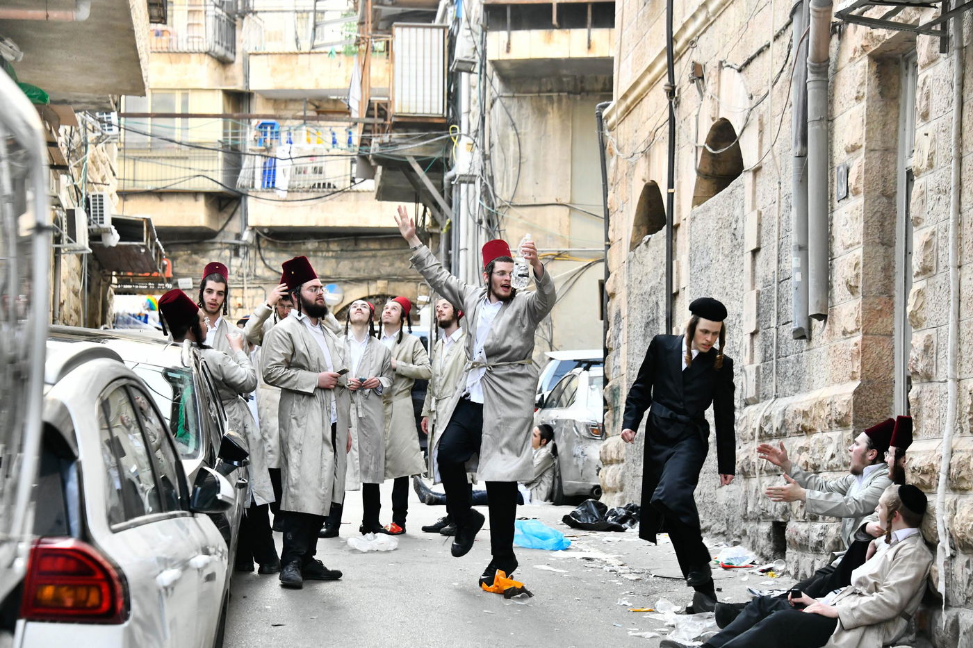 שושן פורים ברחובות ירושלים