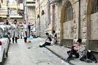 שושן פורים ברחובות ירושלים