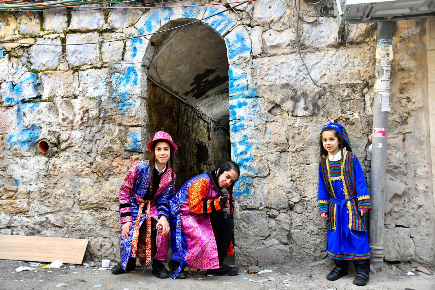 שושן פורים ברחובות ירושלים