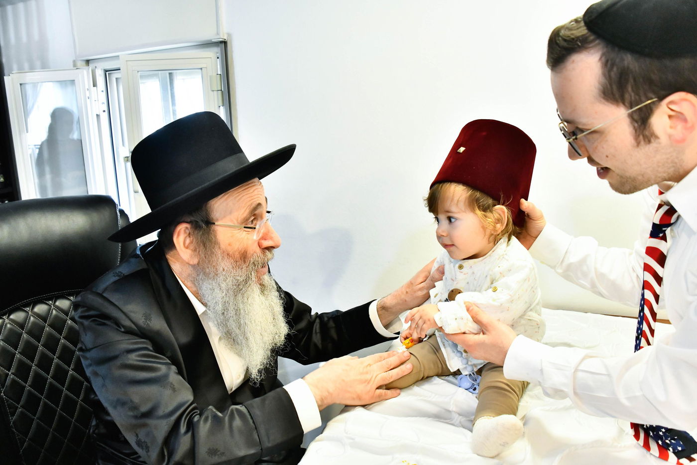 פורים אצל הגה"צ רבי בנימין פינקל