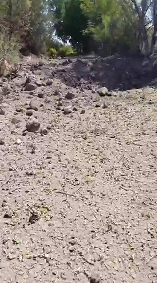 זירת הנפילה במושב במרכז