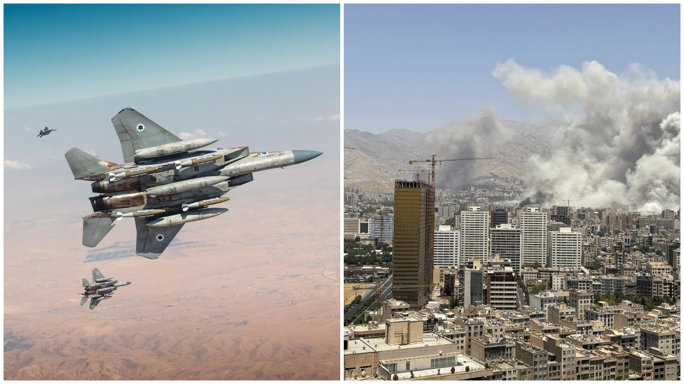 מצבע "עם כלביא" הפצצות חי האוויר באיראן - מטוסי חיל האוויר בדרכם לאיראן במצבע עם כלביא