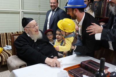 פורים בצל הגרמ"צ ברגמן 