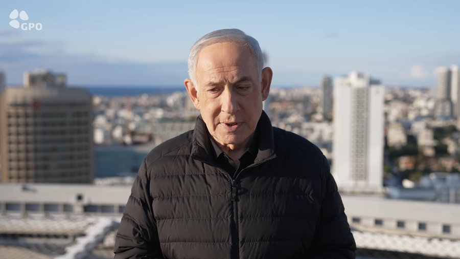 נתניהו אחר פתיחת מבצע שאגת הארי