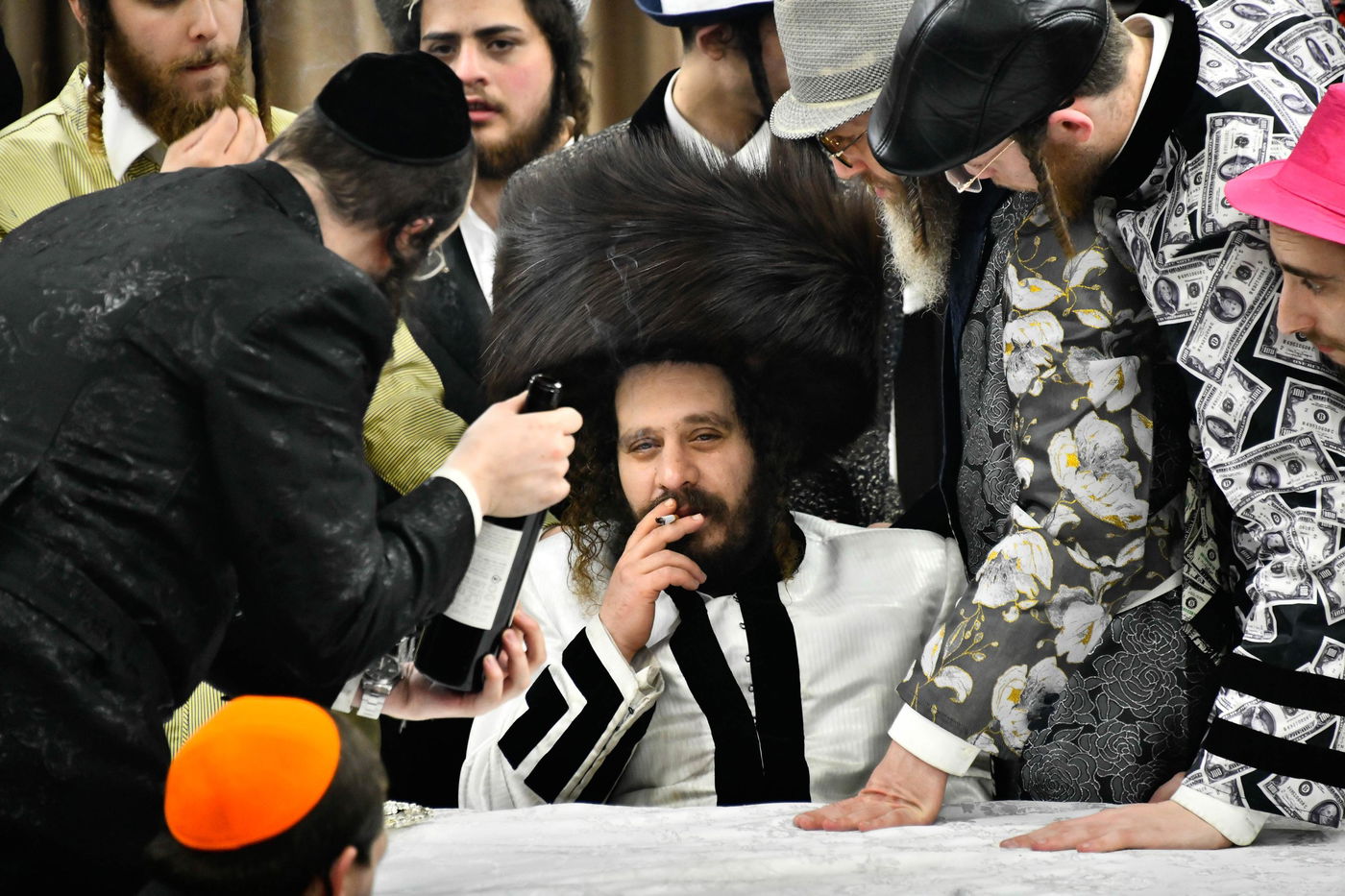 פורים אצל האדמו"ר מקרעטשניף כפר עטה