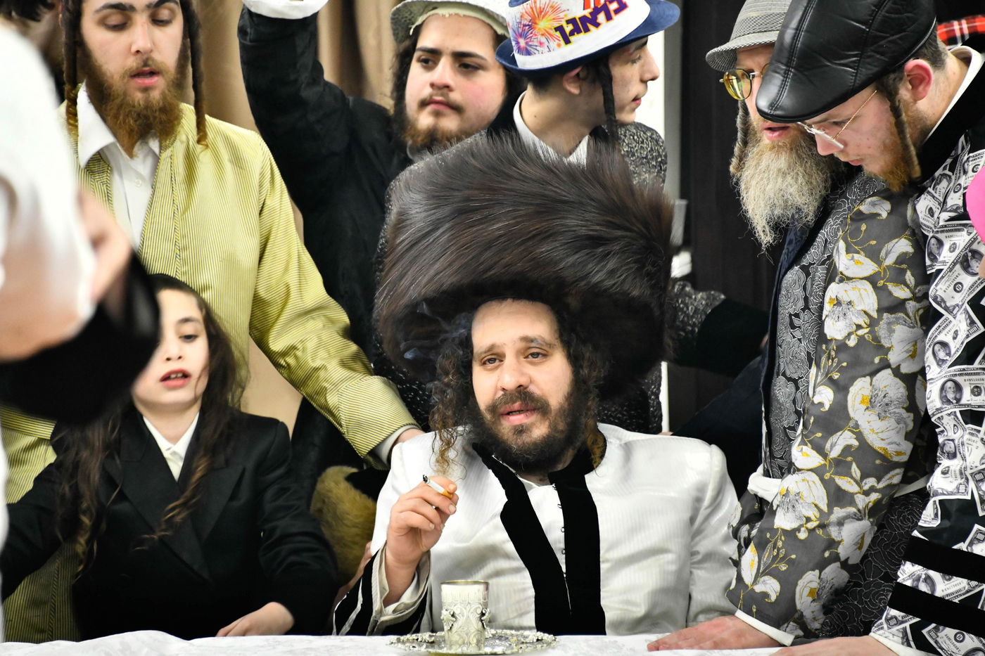 פורים אצל האדמו"ר מקרעטשניף כפר עטה