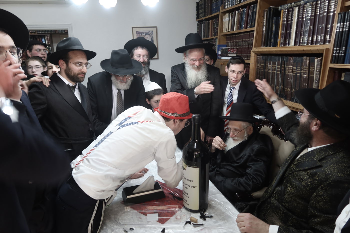 פורים אצל הגר"ע אויערבאך