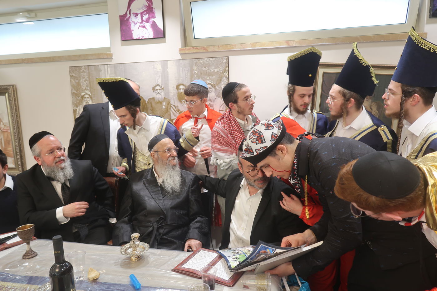 פורים אצל המקובל הגאון רבי יעקב הלל 