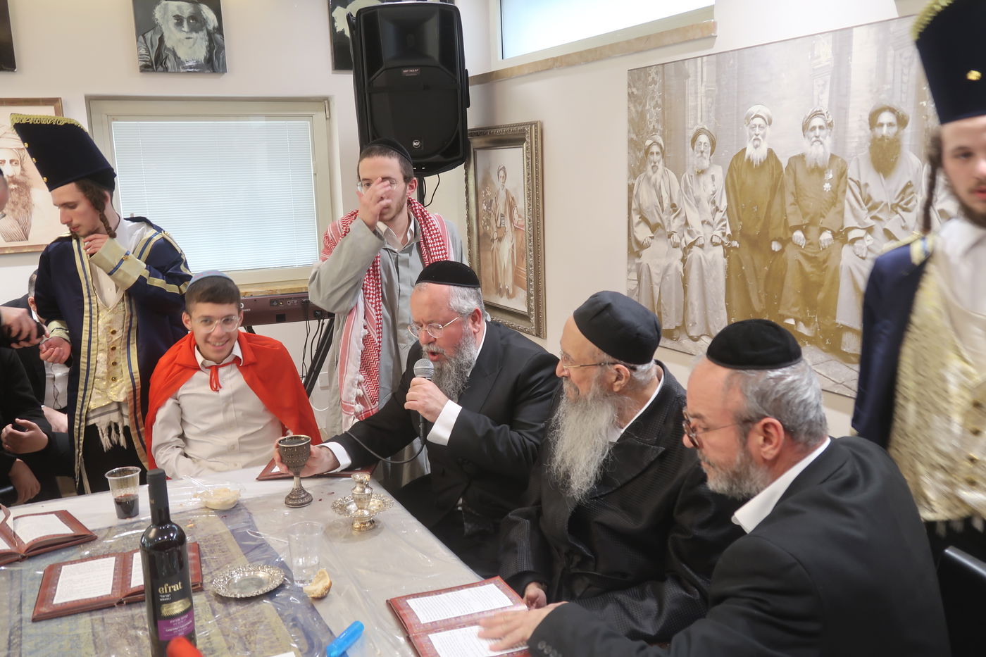 פורים אצל המקובל הגאון רבי יעקב הלל 