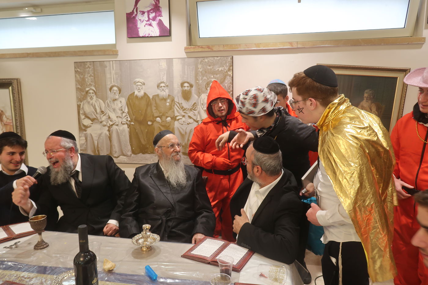 פורים אצל המקובל הגאון רבי יעקב הלל 